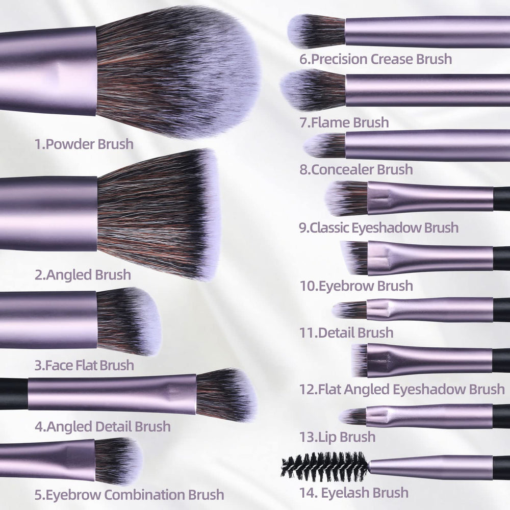 BS-MALL matte travel box keeps brushes organized