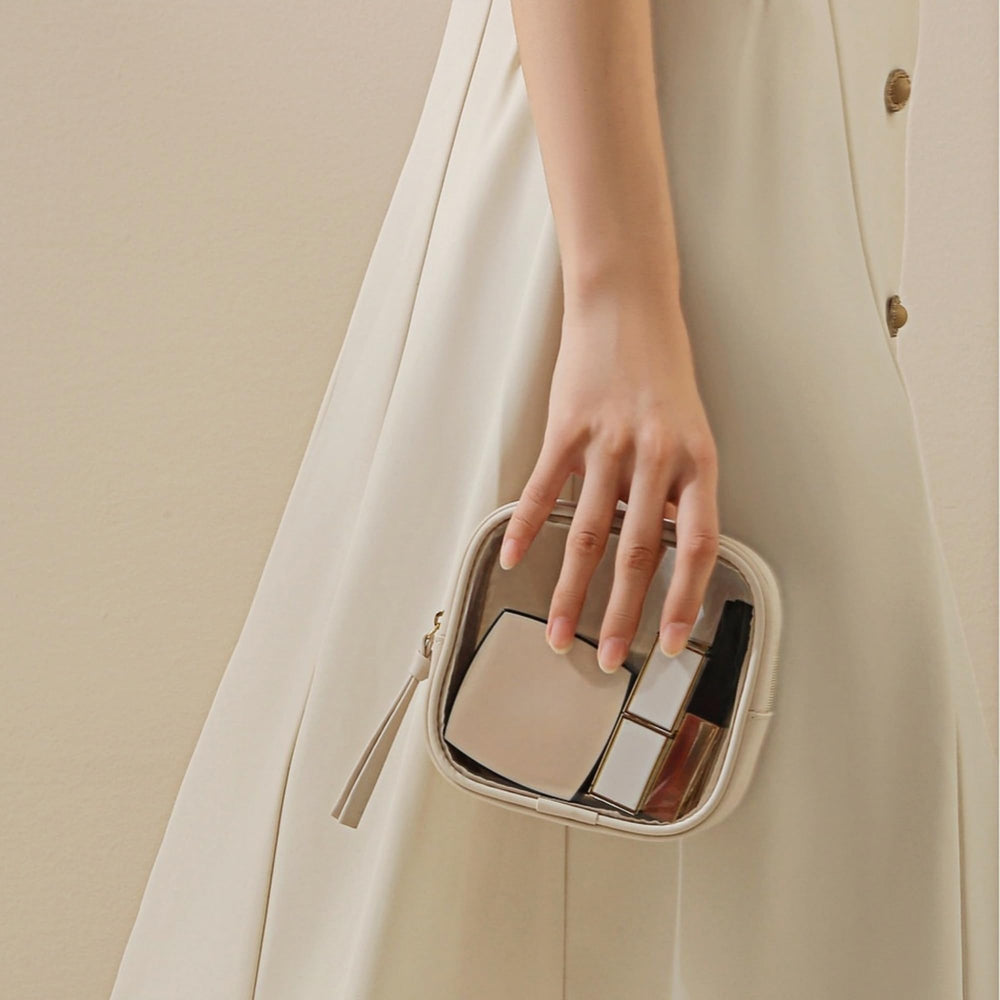 BS-MALL multipurpose clear bag suits cosmetics, toiletries, and small gifts.