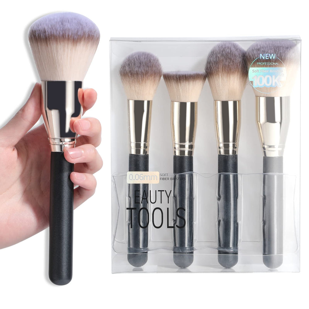 BS-MALL soft professional makeup brush set foundation brush for streak-free liquid makeup application.