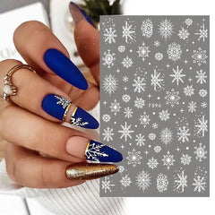 BSBTBZ 3D self-adhesive nail art decals on a nail wheel