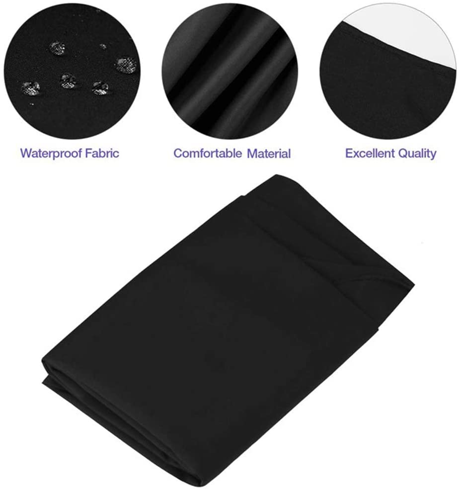 BSFHH black waterproof cape pack front demonstrates bulk value for salons and home use, everyday protection