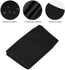 BSFHH black waterproof cape pack front demonstrates bulk value for salons and home use, everyday protection