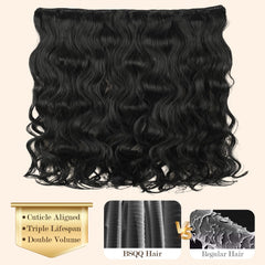 BSQQ raw Indian hair bundles closeup emphasizes textured, healthy cuticles and luster.