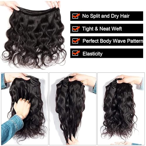 BSTDAE virgin Brazilian hair weft closeup highlights strong construction.