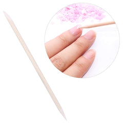 BTYMS palitos cutícula naranja, ideal para manicura y pedicura en casa.