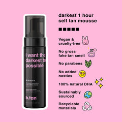 B.TAN dark shade swirl shows depth and a natural bronzed look.