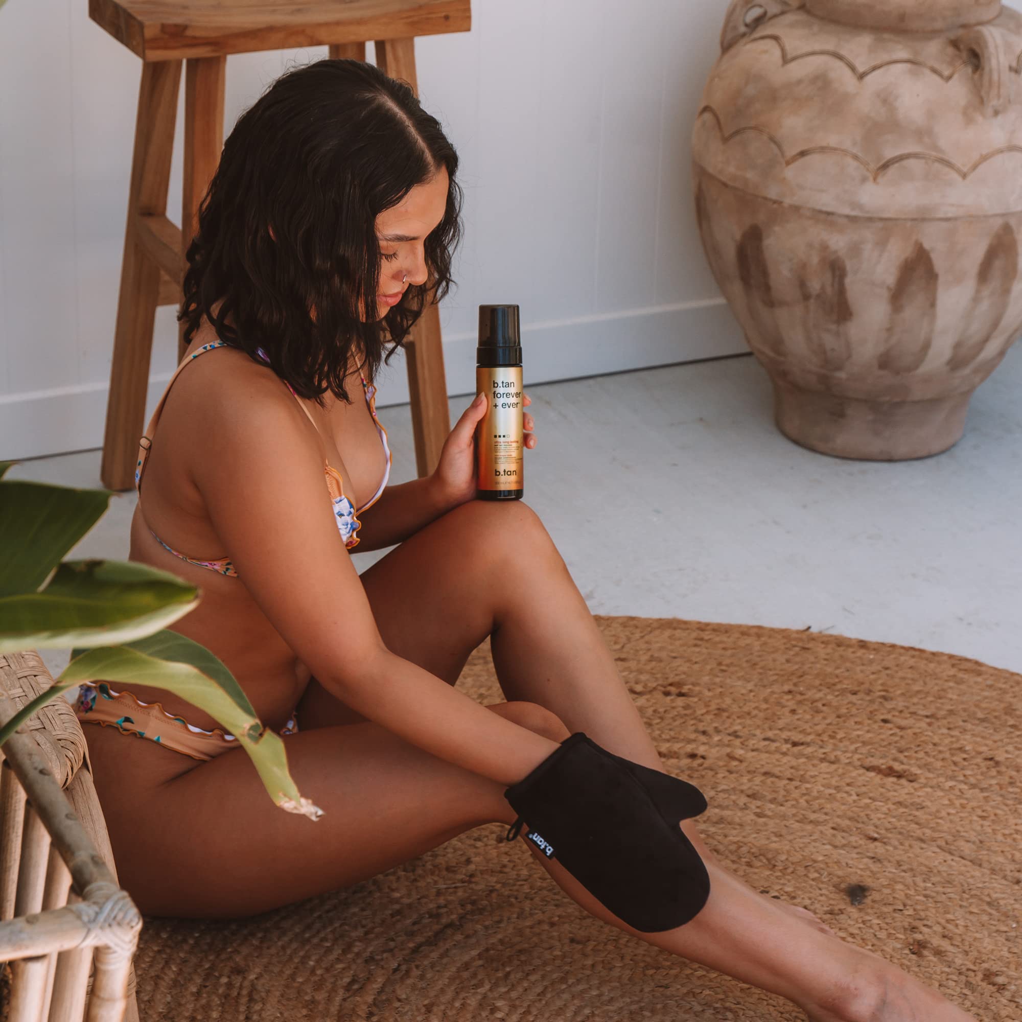 BTAN no-fake-tan smell formula indicating mild aroma option