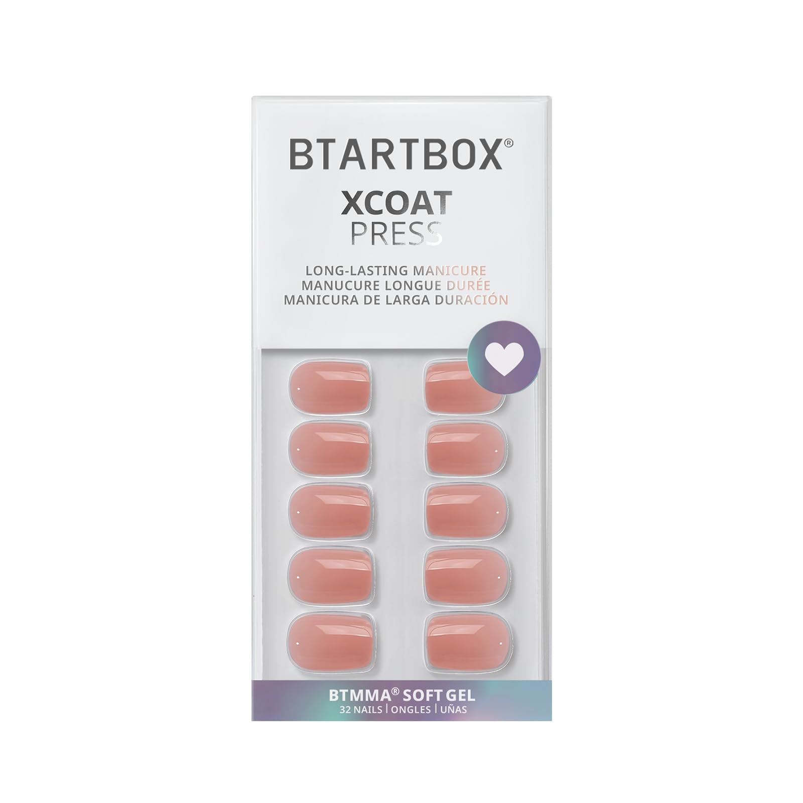 BTArtbox 32-piece kit with glue and tabs enables quick at-home nail changes