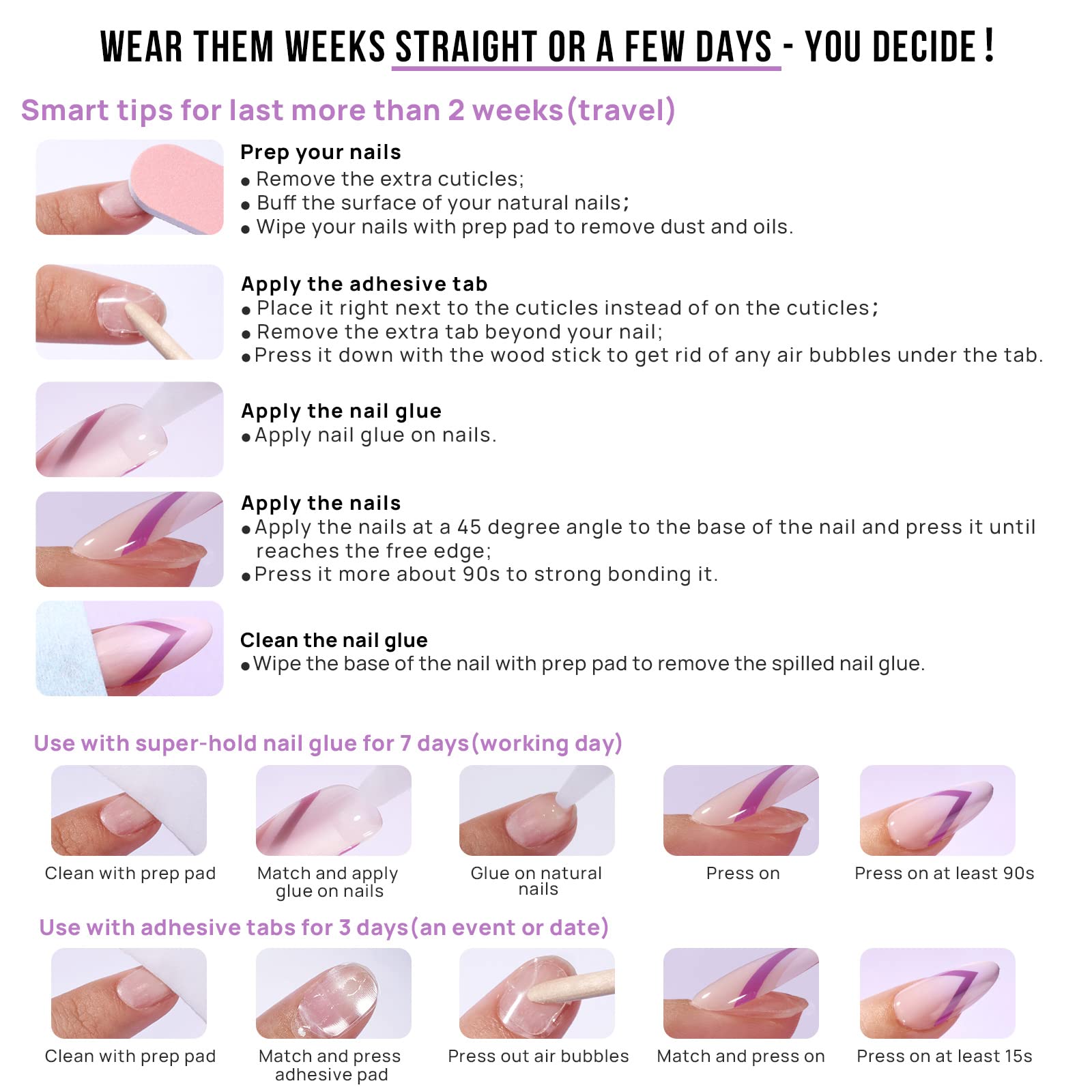BTArtbox wear-tested nails remain comfortable during typing and light chores