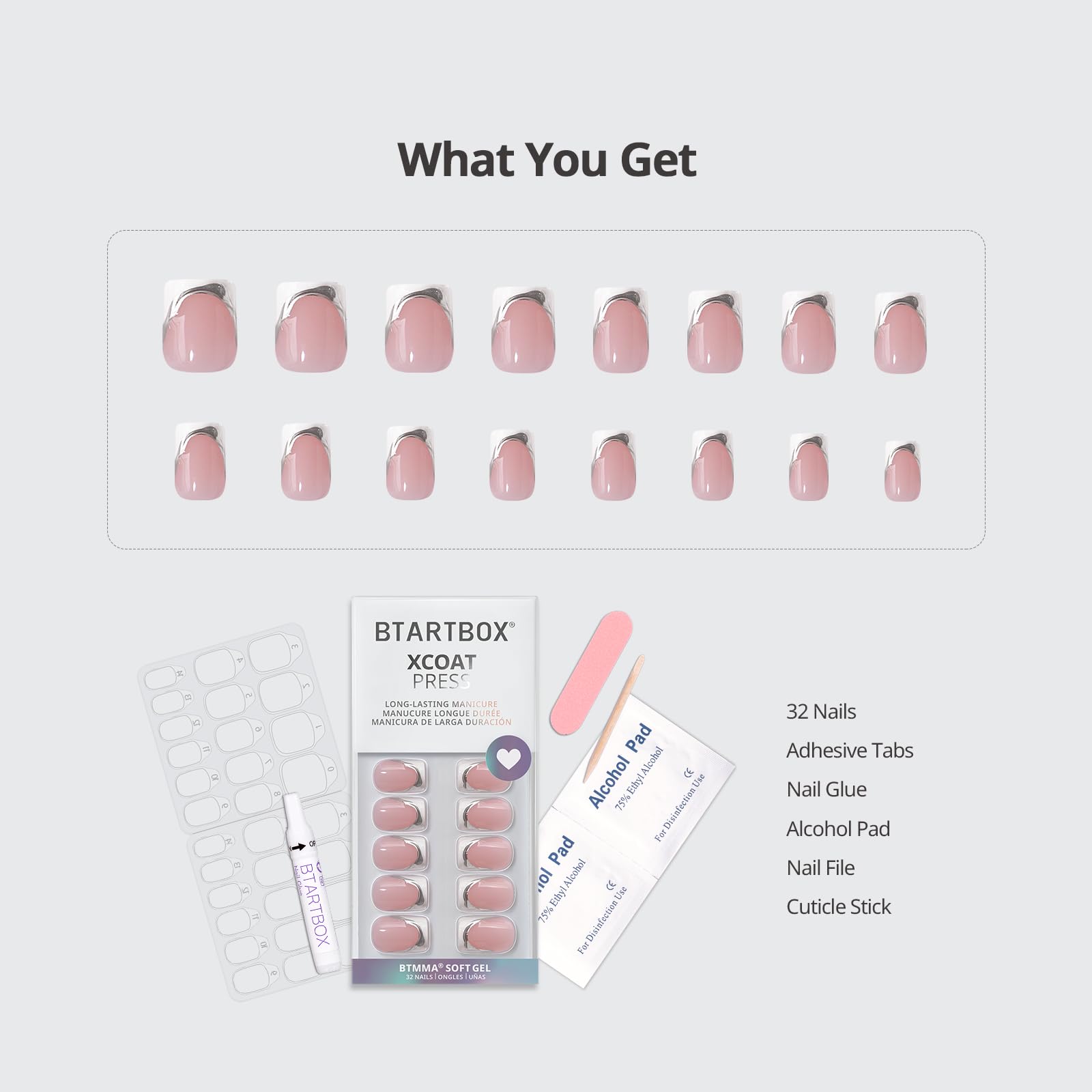 BTArtbox Adhesive tabs included for flexible, glue-free removal.