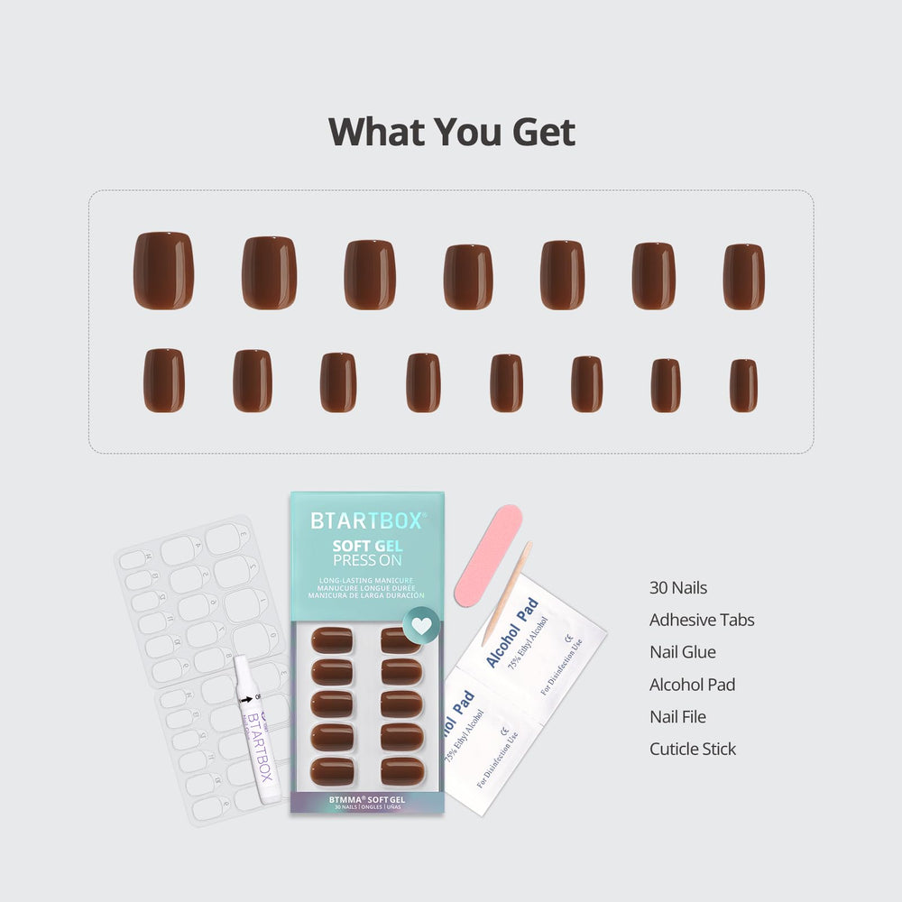 BTArtbox Bold Brew nails included items picture shows file, stick, pads, guide