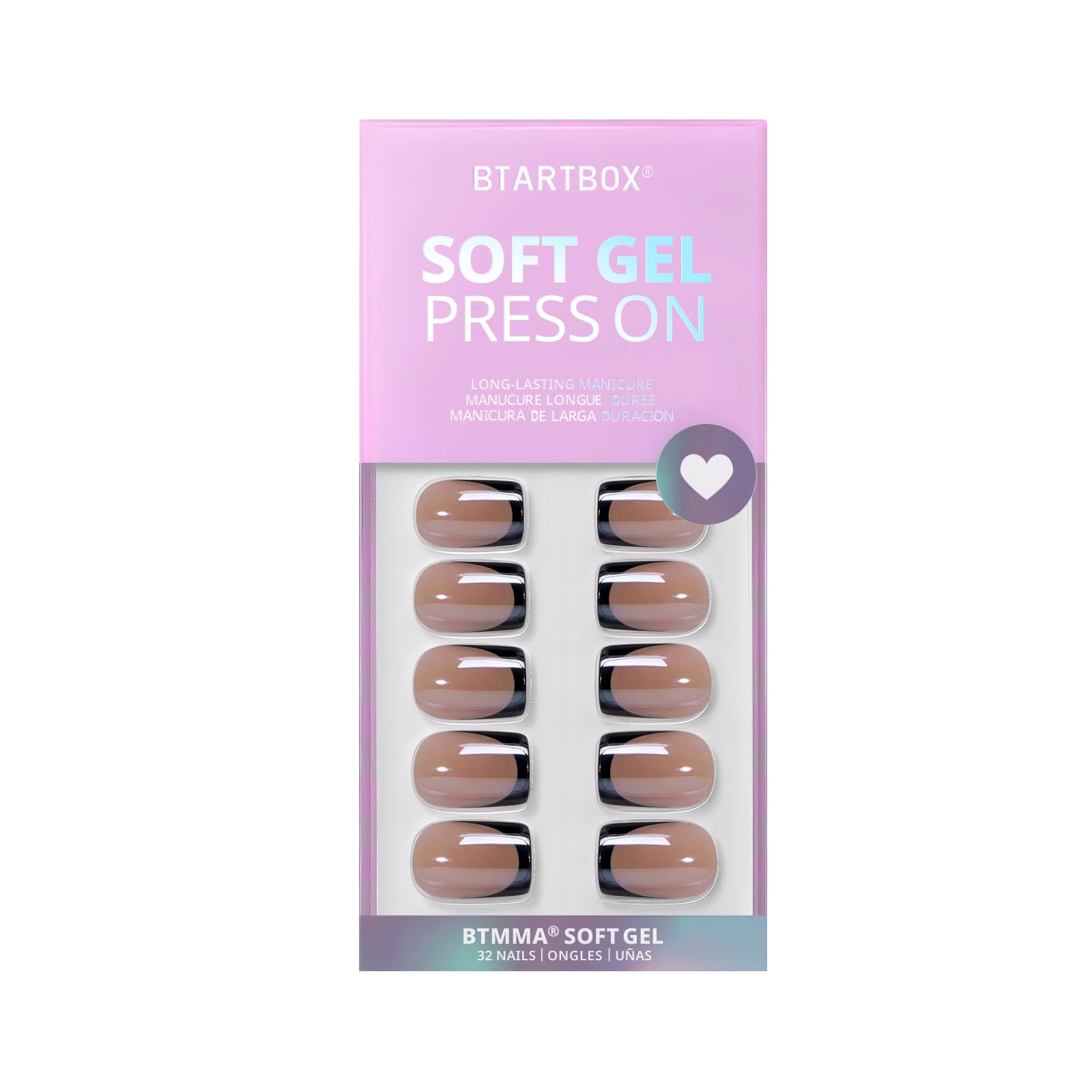 BTArtbox Braveheart glazed finish swatch showing durable salon-like shine