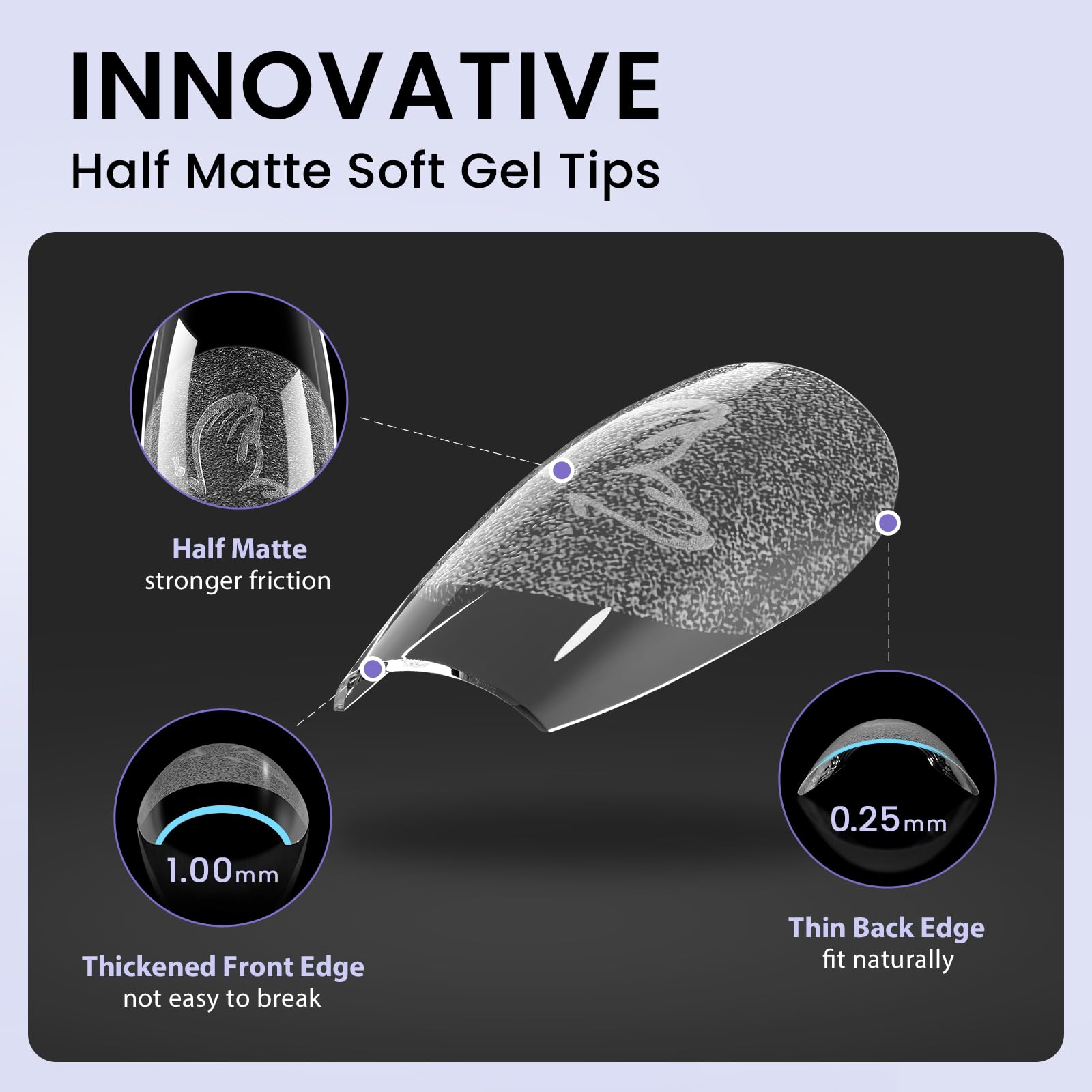 BTArtbox clear full-cover tips offer natural look and secure coverage