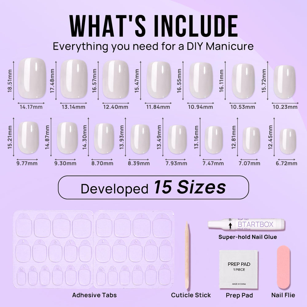BTArtbox double sided file and cuticle stick streamline prep and cleanup.