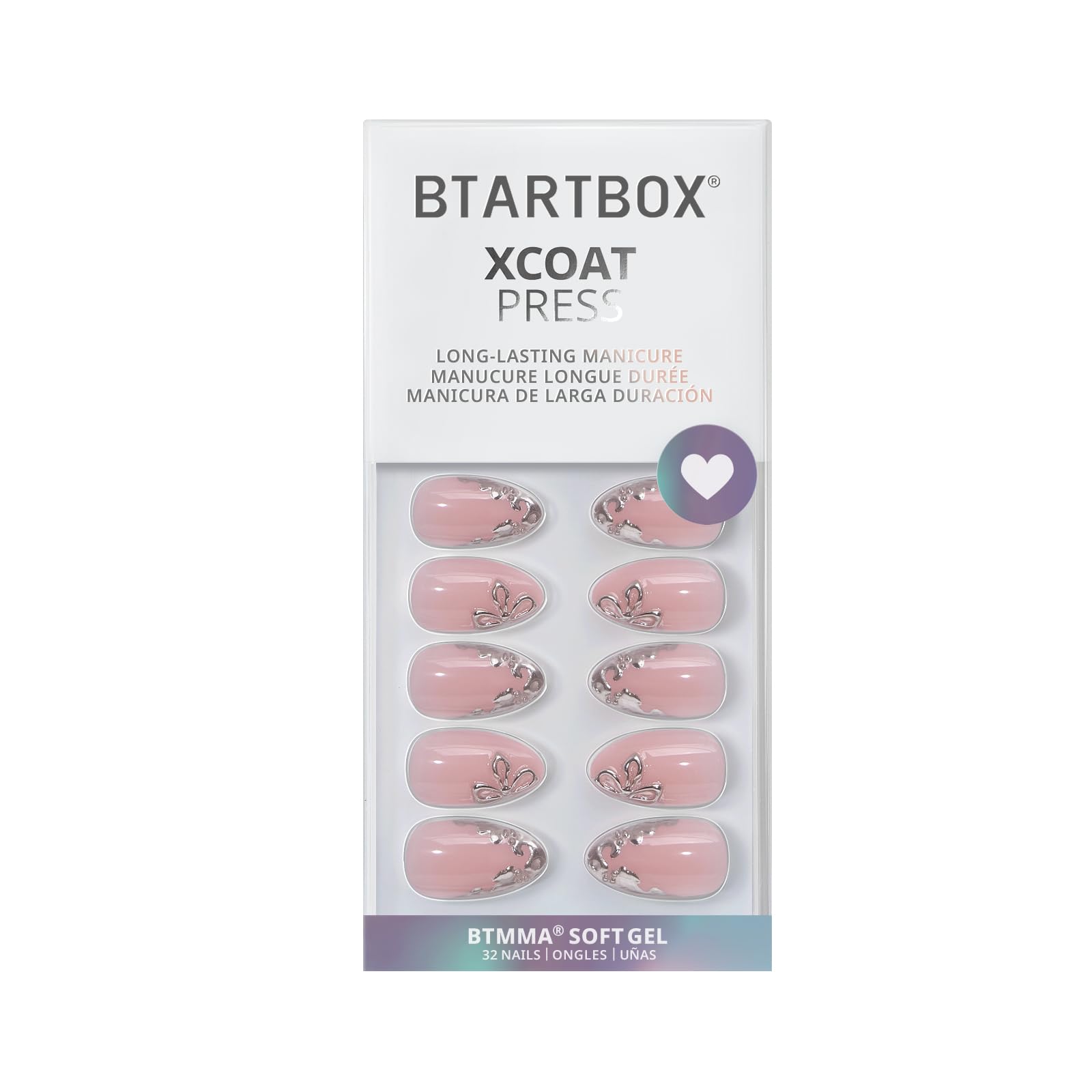 BTArtbox Frost Glam nails in daily-use scenario showing durable wear