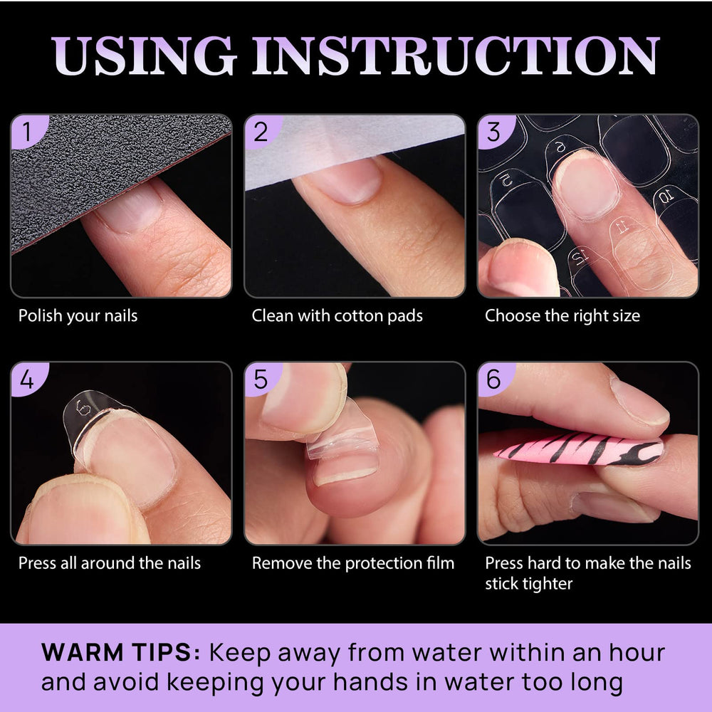 BTArtbox press on nail tabs enable fast manicure with easy removal