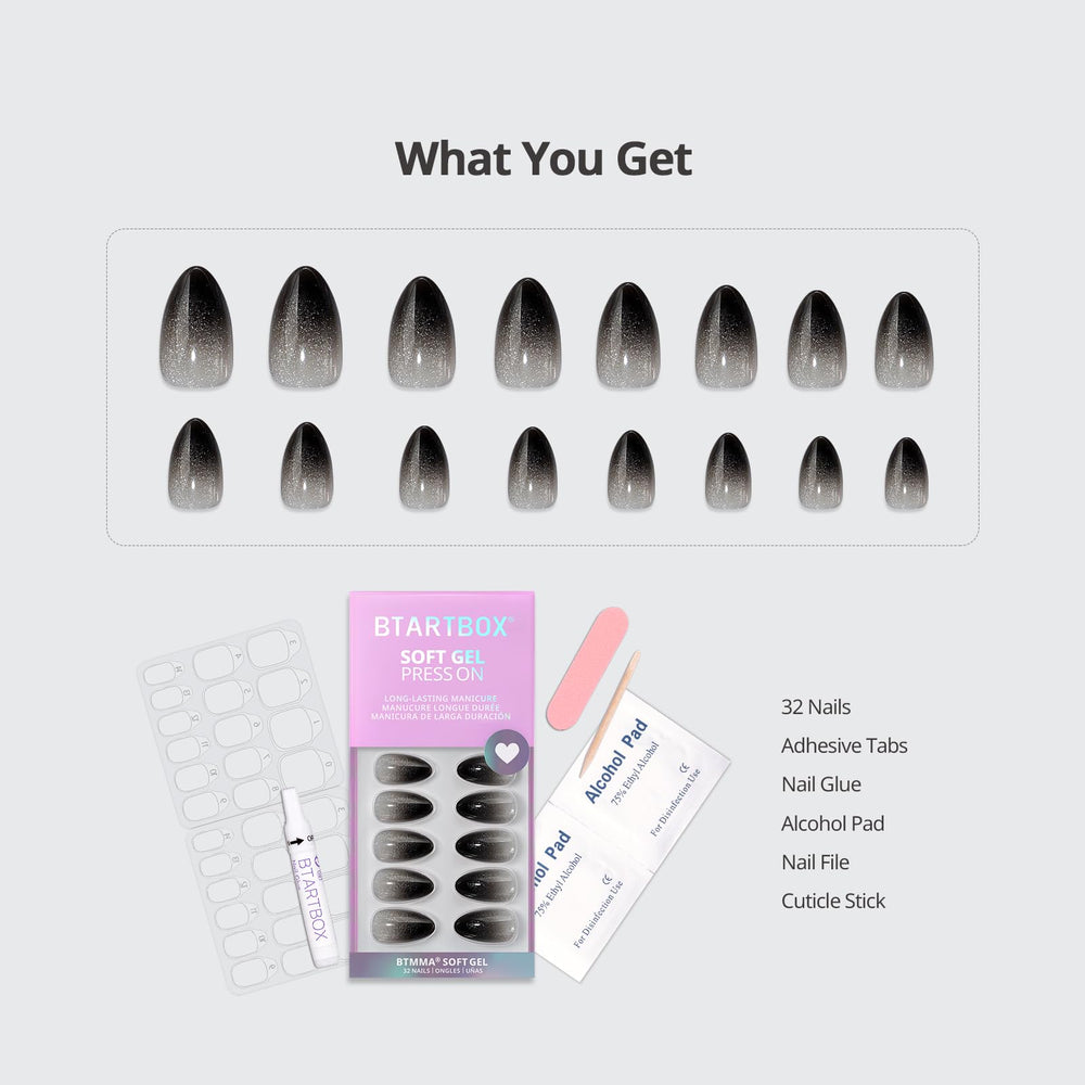 BTArtbox Nail Glue and tabs pack for secure wear