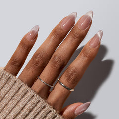 BTArtbox press-on nails almond cat-eye medium for salon-quality at home