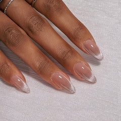 BTArtbox almond cat-eye French tip nails on hand for daily chic wear