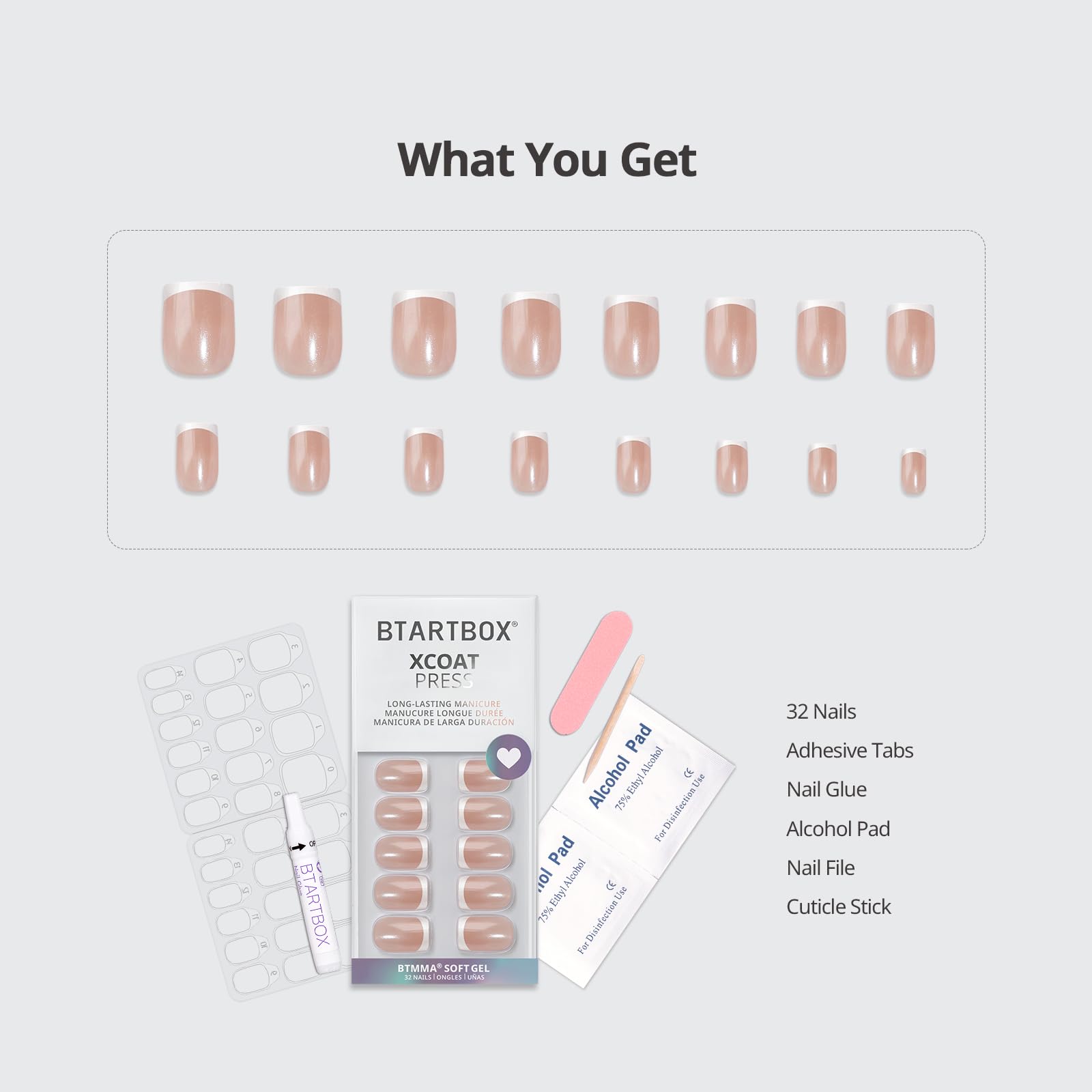 BTArtbox nails with gel cure provide up to 28 days of dependable wear.