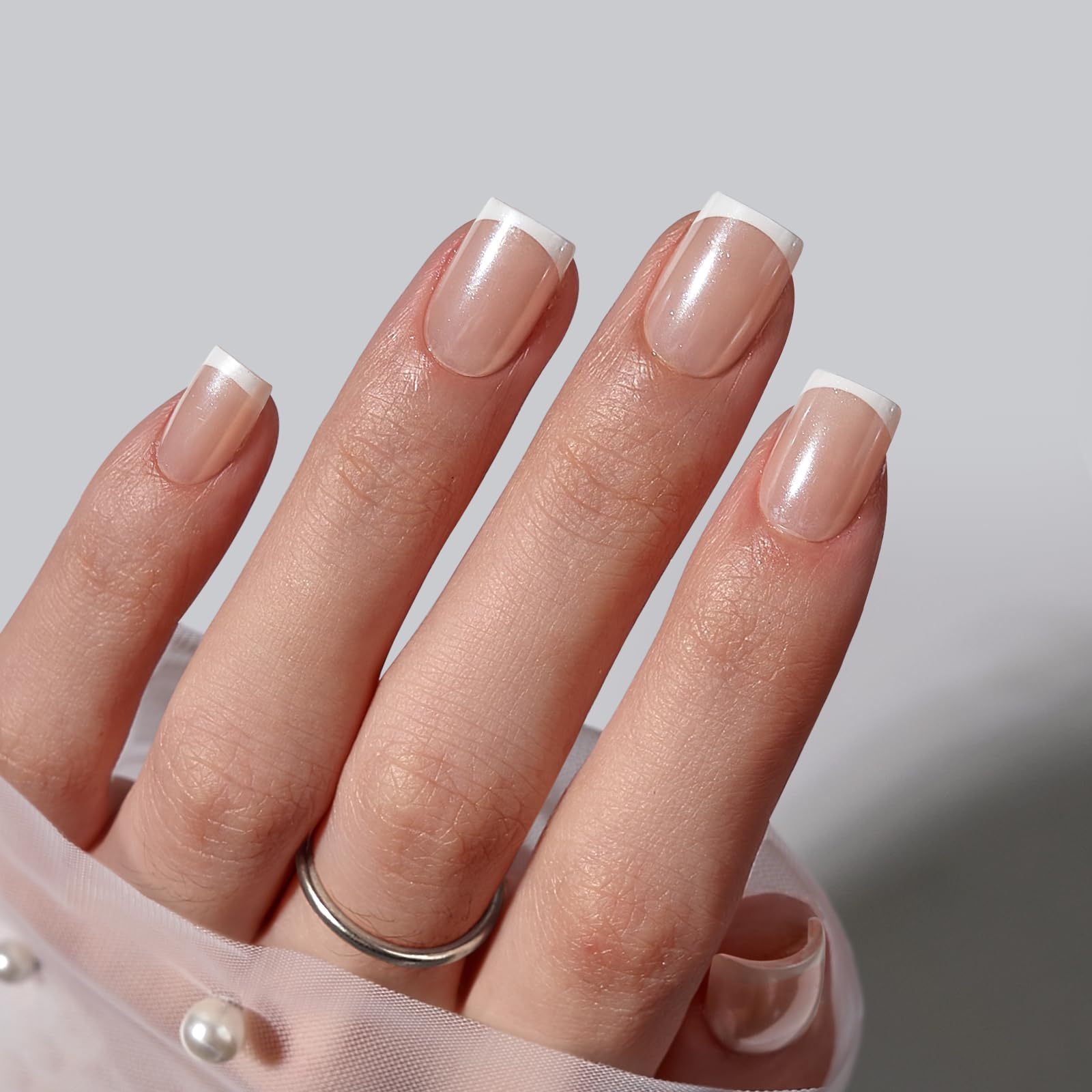 BTArtbox press on nails short gel glue application shows quick, secure set under UV/LED.
