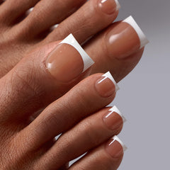 BTArtbox press on toenails showing gel glue application for durable at-home wear