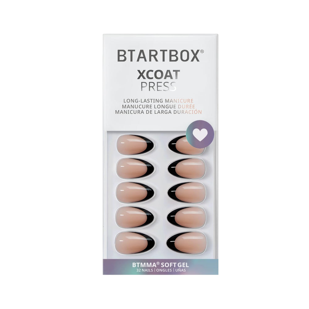 BTArtbox seamless cuticle line nails create a realistic look.