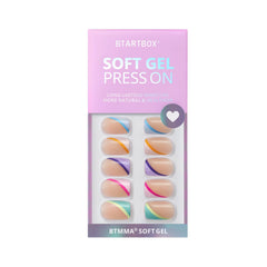 BTArtbox pastel curves worn during typing and light chores with confident wear.