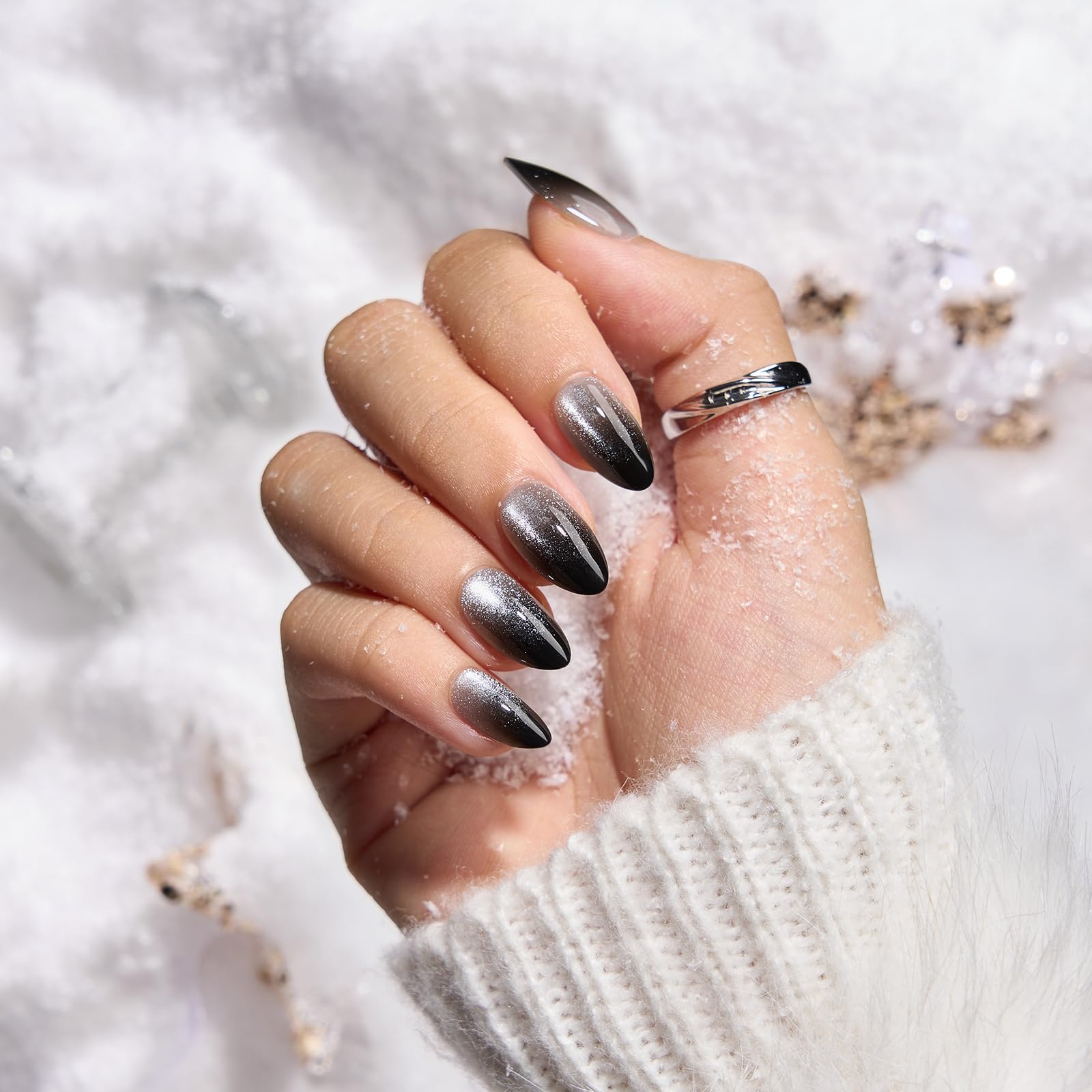 BTArtbox Soft Gel Glue On Nails in-use view for quick DIY manicure