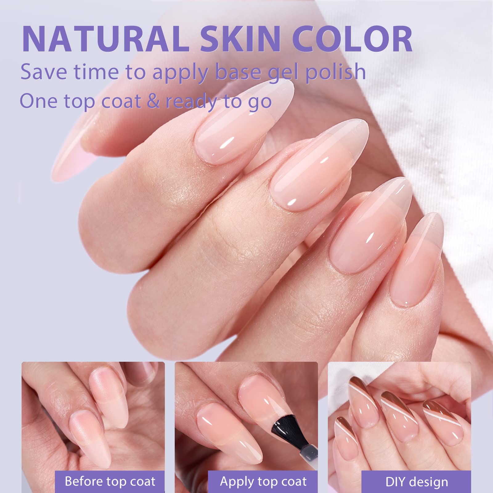 BTArtbox soft gel tips display 15 sizes for precise fit.