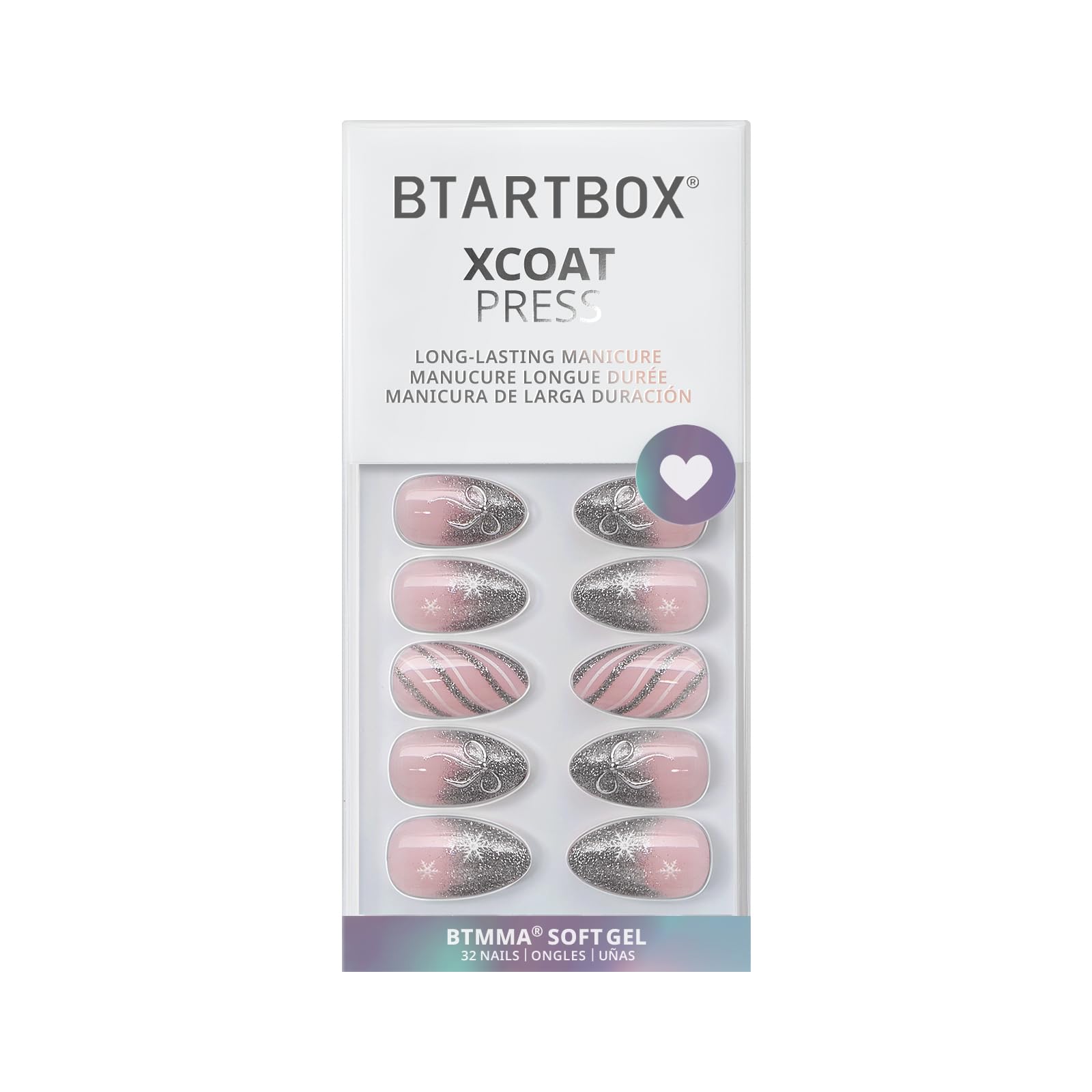 BTArtbox Sparkle Bow finish options show off subtle sparkle and long-lasting wear.
