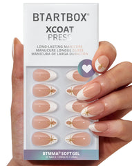 BTArtbox Starlight Frost nails set in box for an at-home manicure.