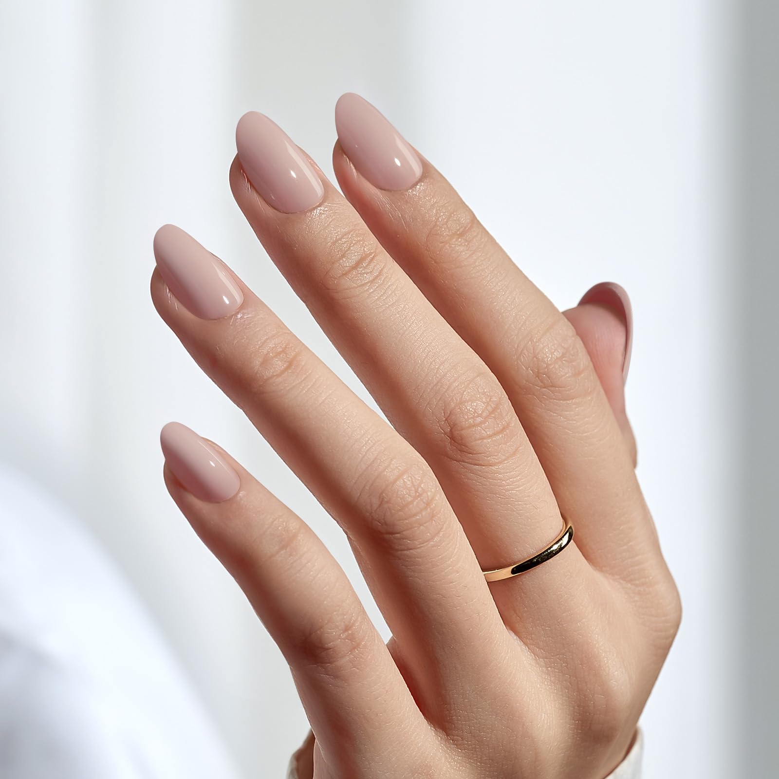 BTArtbox taro milkshake soft gel finish closeup shows natural look and flexible wear.