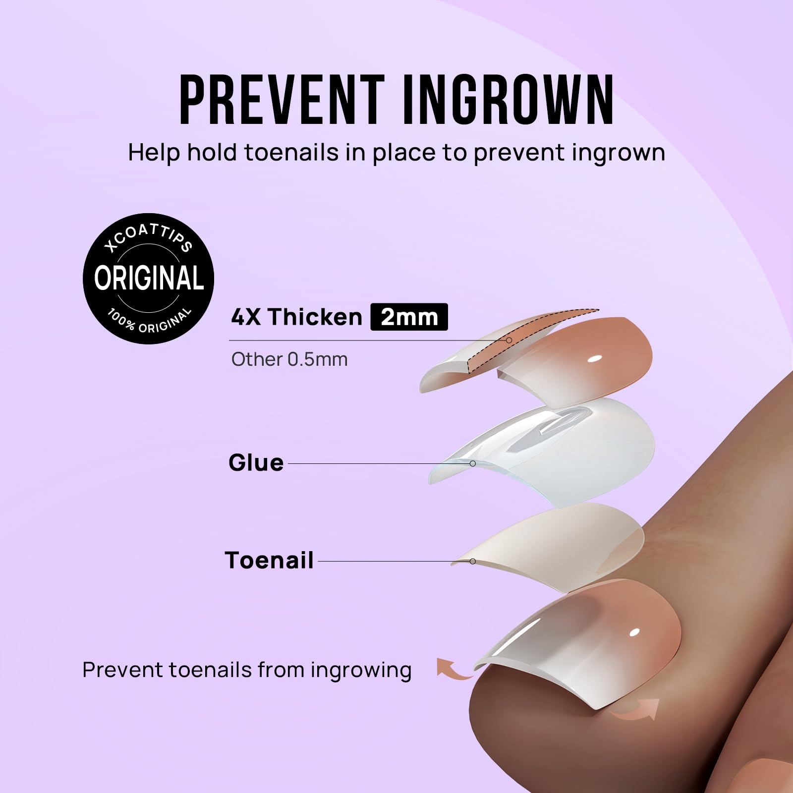 BTArtbox toe nails worn at beach or pool with secure hold.