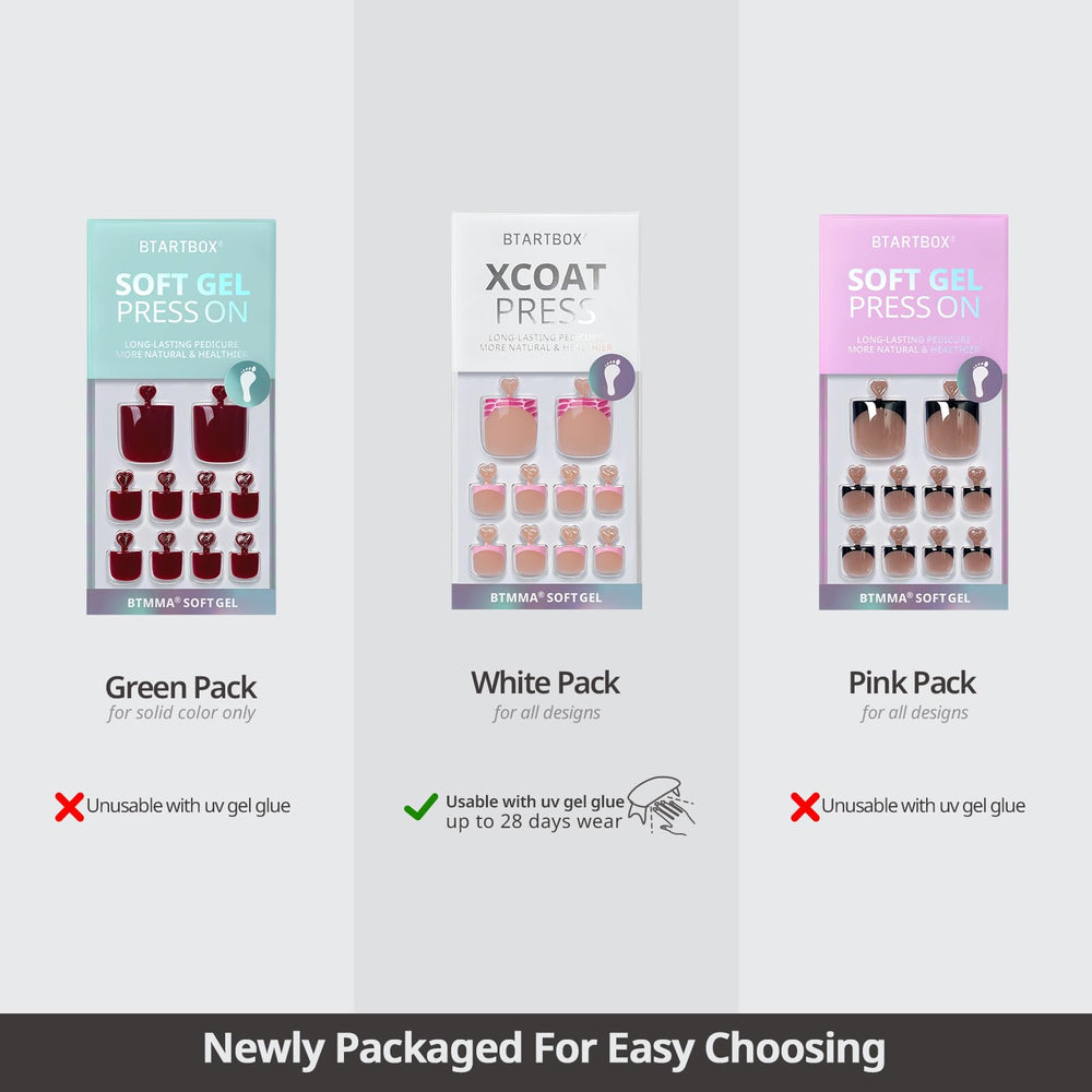BTArtbox 30-nail kit enables quick at-home toe styling
