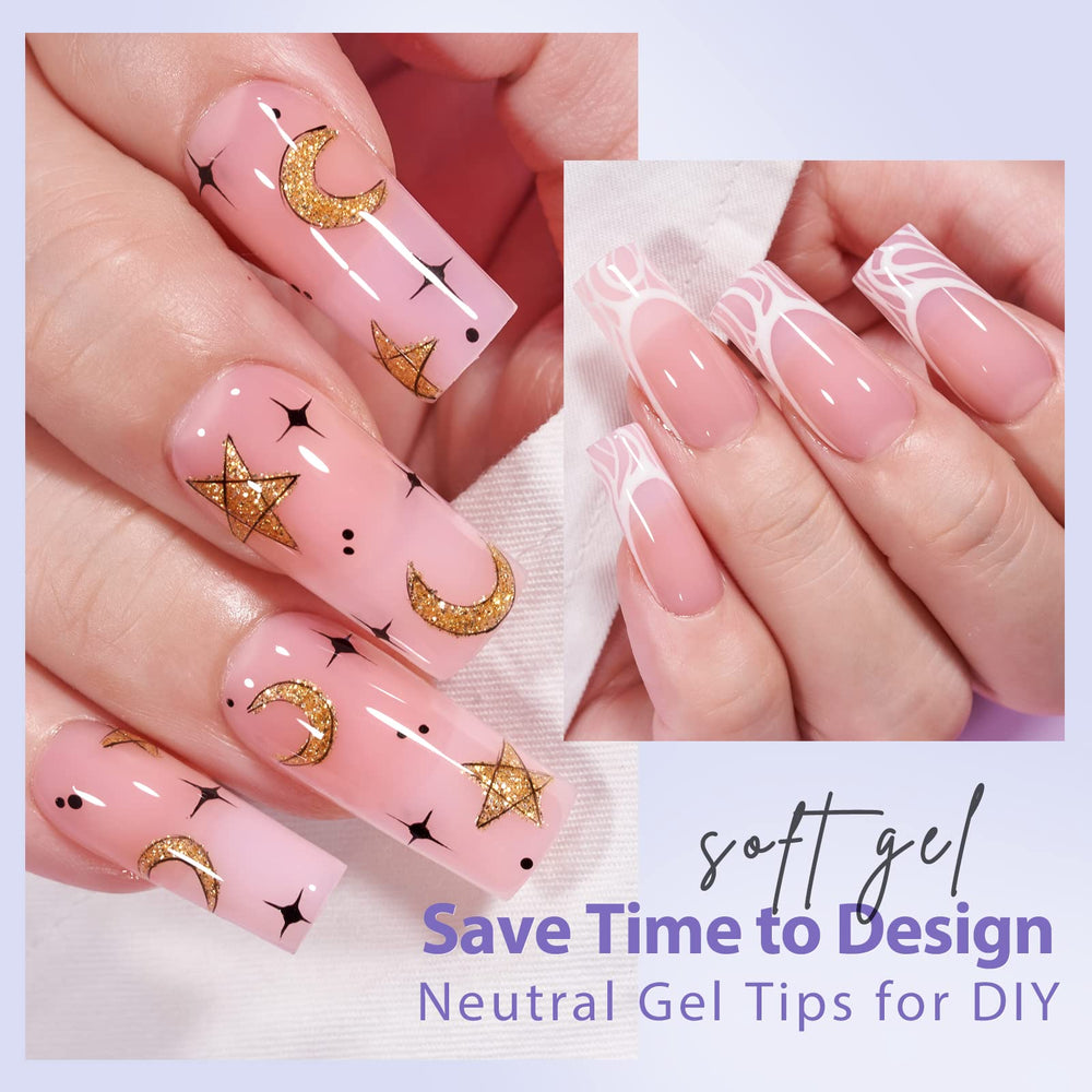 BTArtbox XCOATTIPS full cover nail tips on nail extension wear