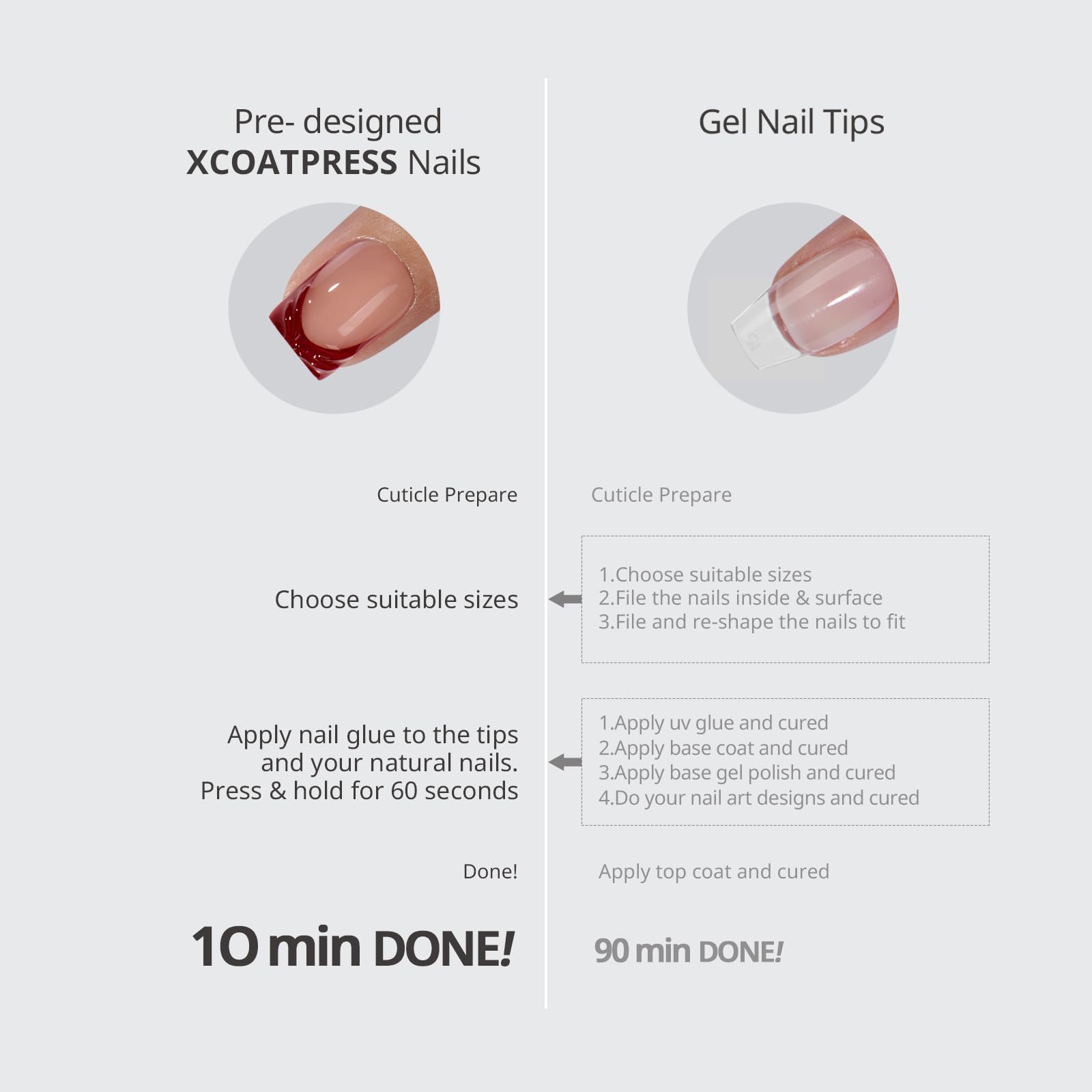 BTArtboxnails Autumn Muse design D offers natural-looking, tapered edges.