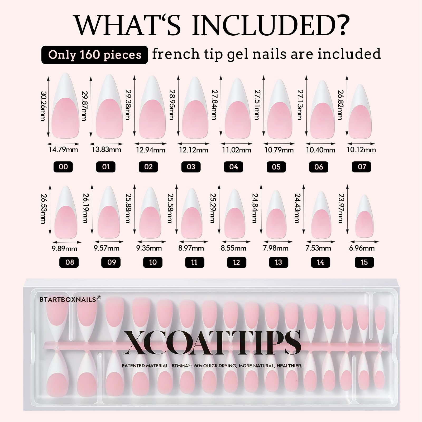 BTArtboxnails comfortable-fit nails adapt to flat and curved nails with no sting