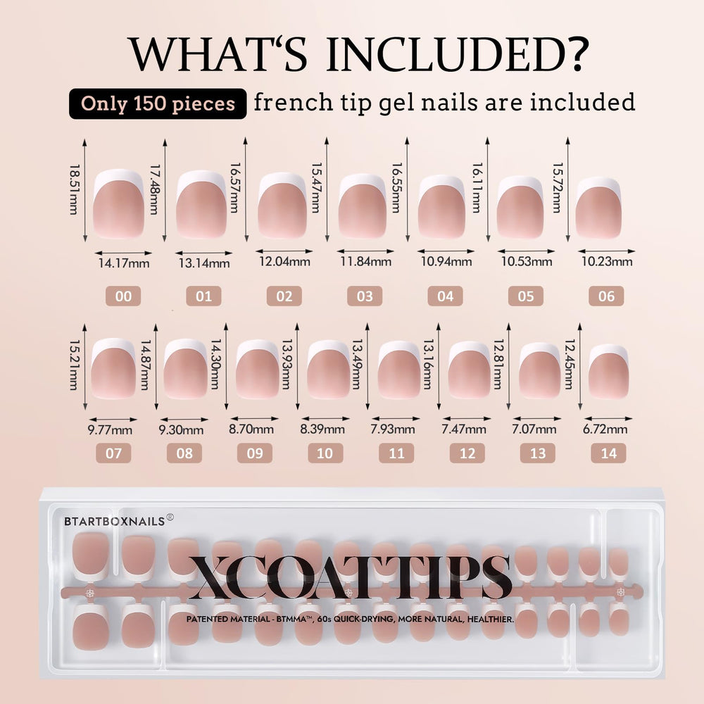 BTArtboxnails comfort-fit design hugs natural nails for painless wear