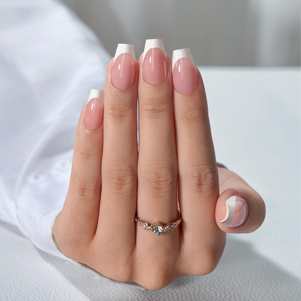 BTArtboxnails French ombre design illustrates elegant natural look