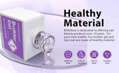 BTArtboxnails gel nail glue pack ensures secure tip adhesion during wear
