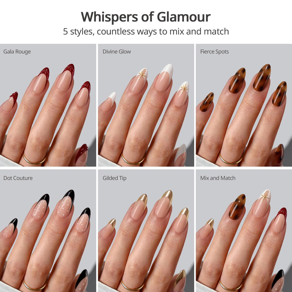 BTArtboxnails five-design mix-and-match set for versatile manicure options