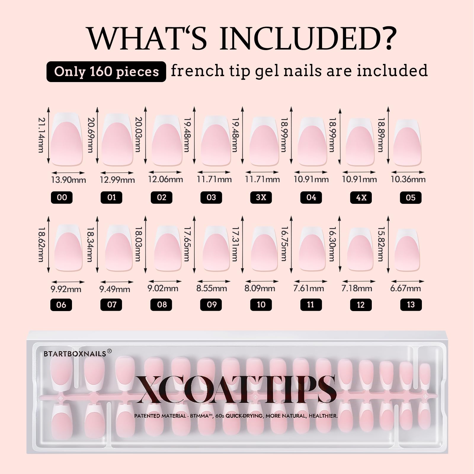 BTArtboxnails natural-fit contours for comfortable wear on flat and curved nails