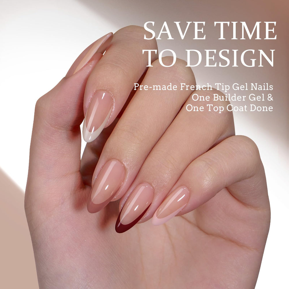 BTArtboxnails pre-applied primer and base coat for easy DIY extensions.