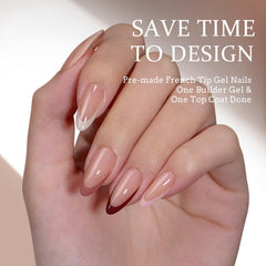 BTArtboxnails pre-applied primer and base coat for easy DIY extensions.