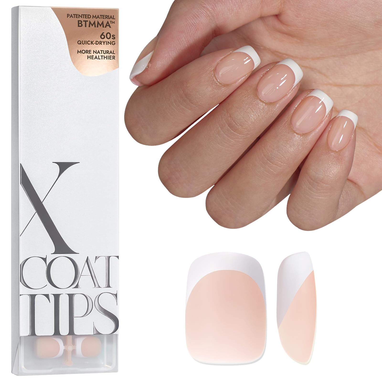 BTArtboxnails soft gel nail tips extra short square pack ready for quick DIY manicure