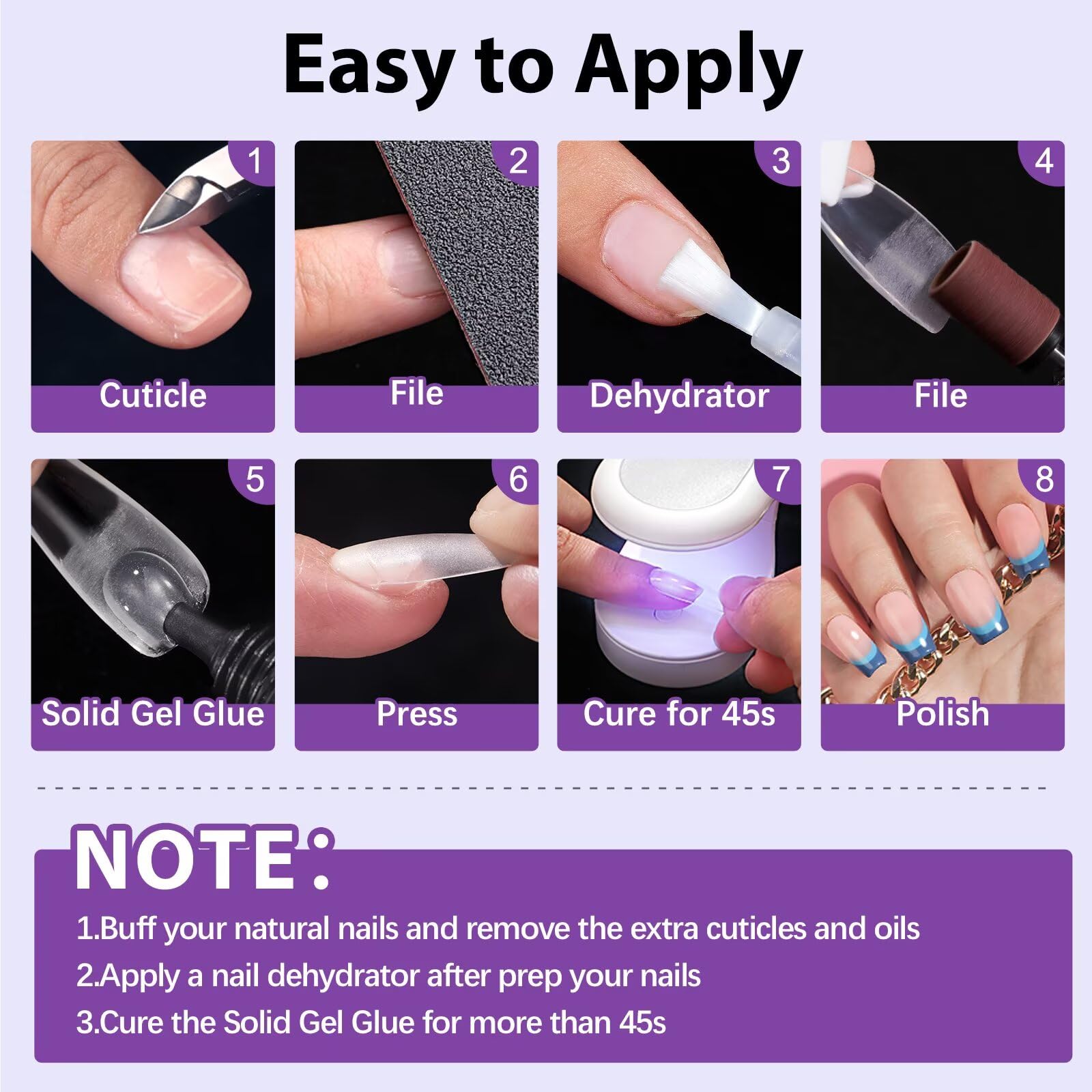 BTArtboxnails strong adhesion preserves fake nail tips during daily wear.