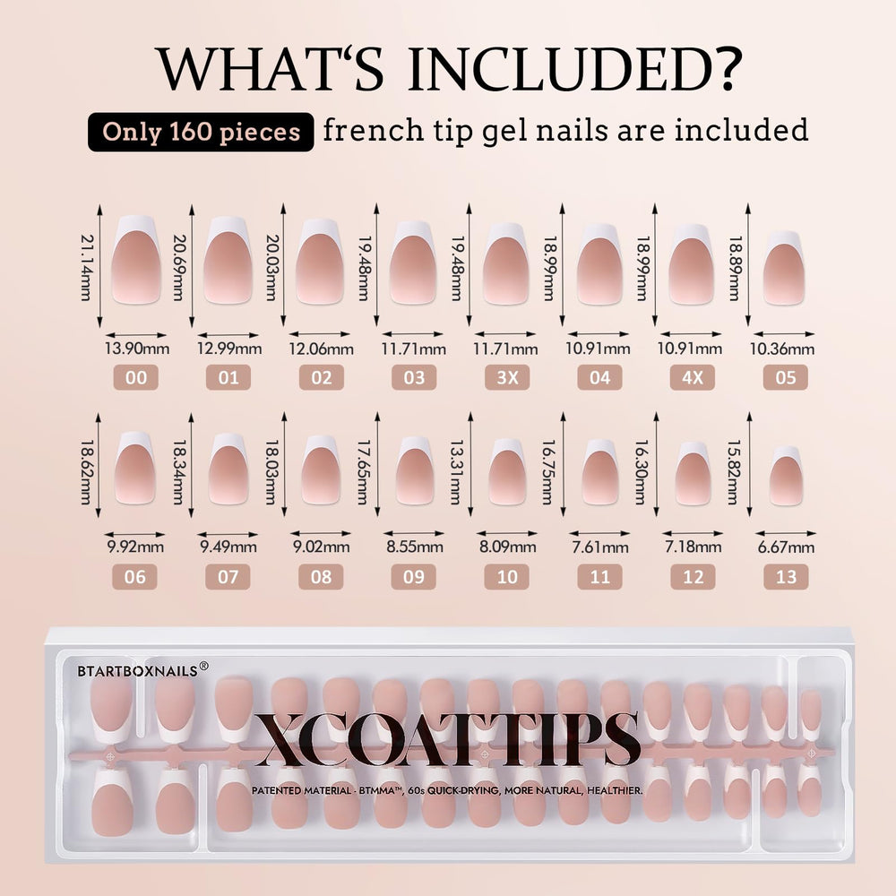 BTArtboxnails tapered-cuticle-to-edge nails for natural look.