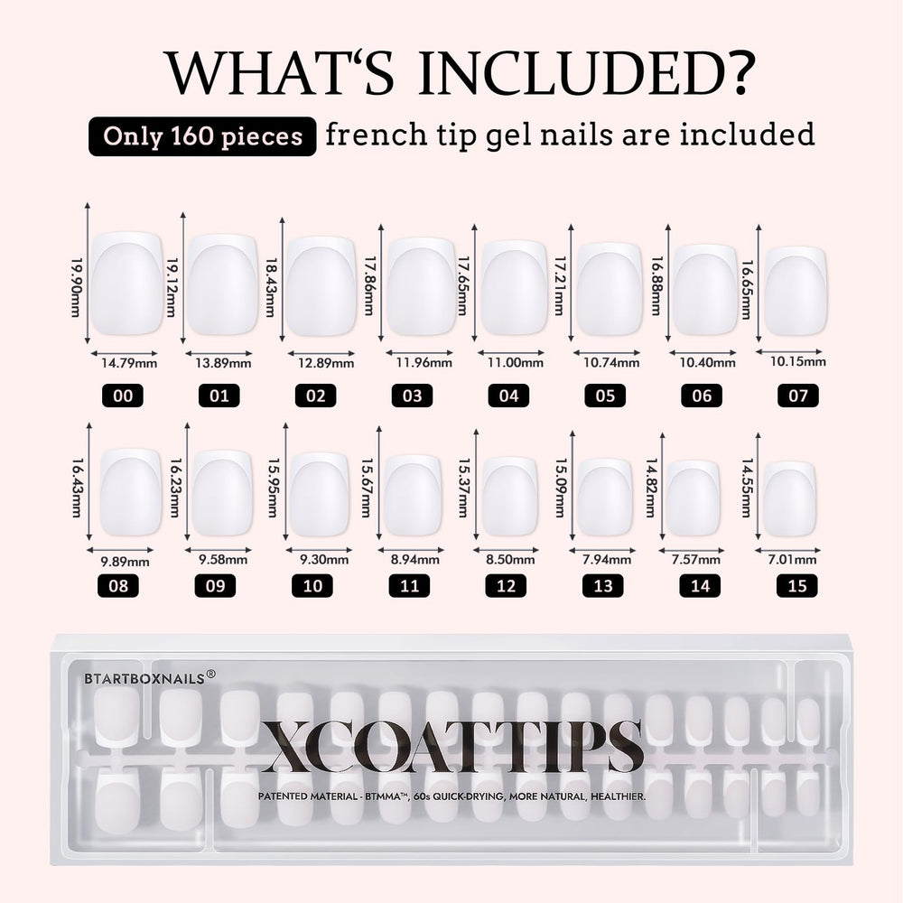 BTArtboxnails XCOATTIPS at-home application guide image for quick extension ideas.