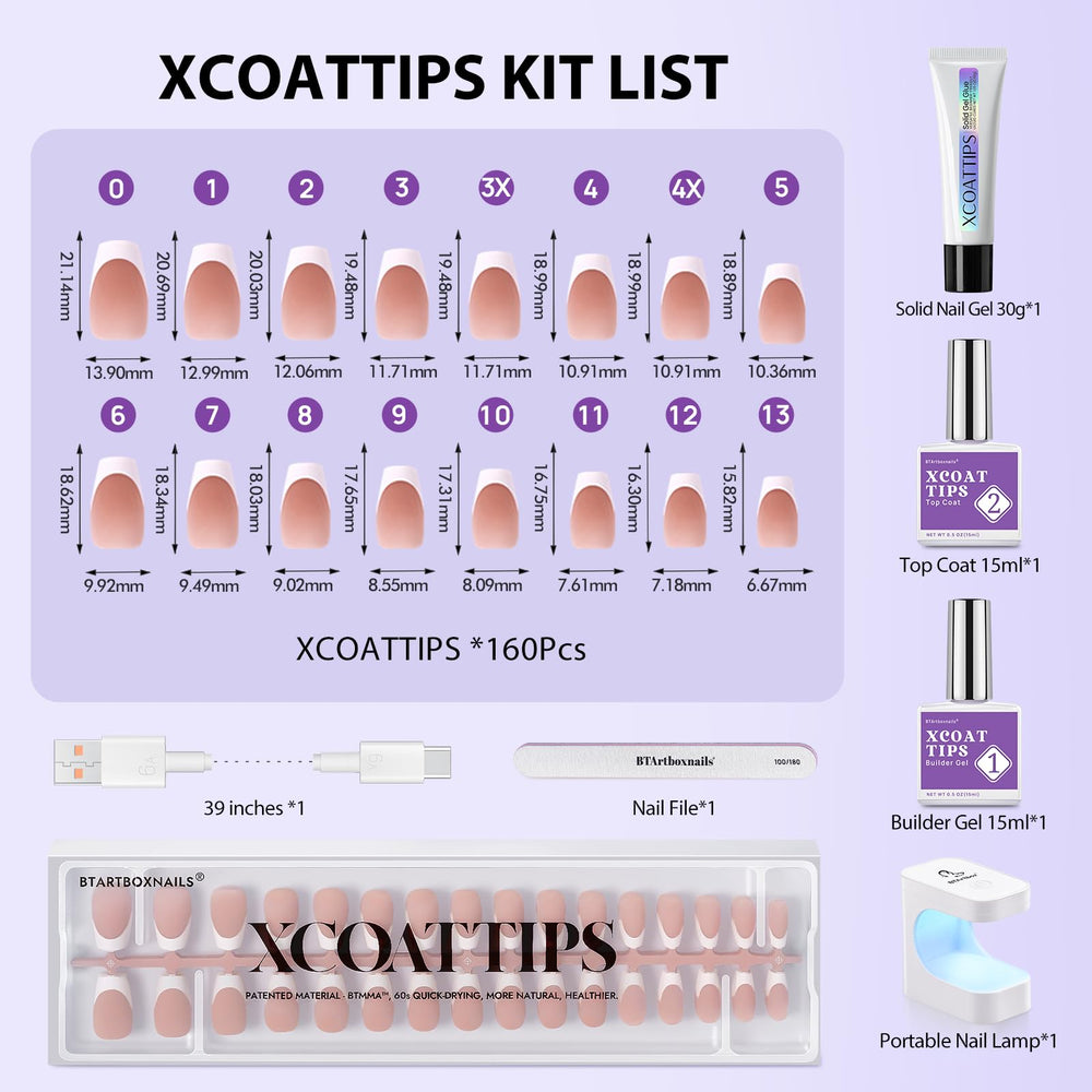 BTArtboxnails pre-applied primer and base coat in kit for faster application